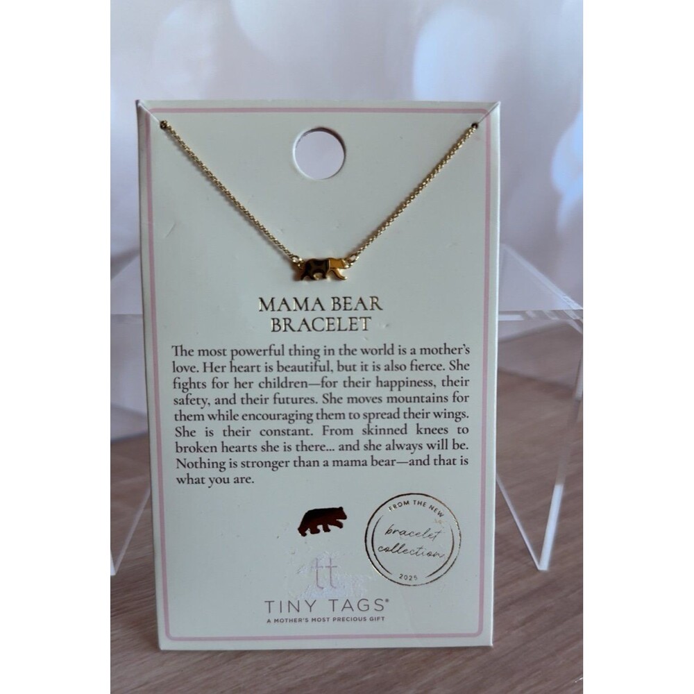 Mama Bear Necklace |  Tiny Tags